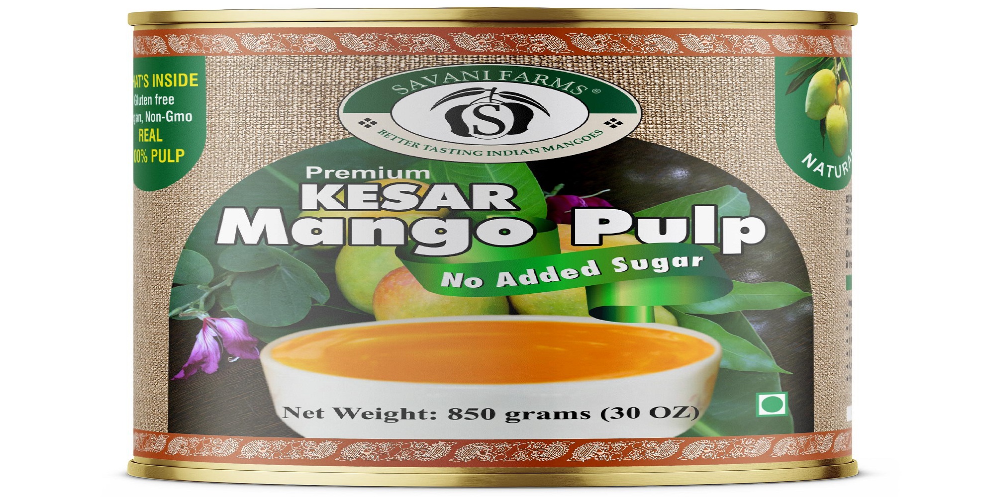 Delicious Kesar Mango Pulp